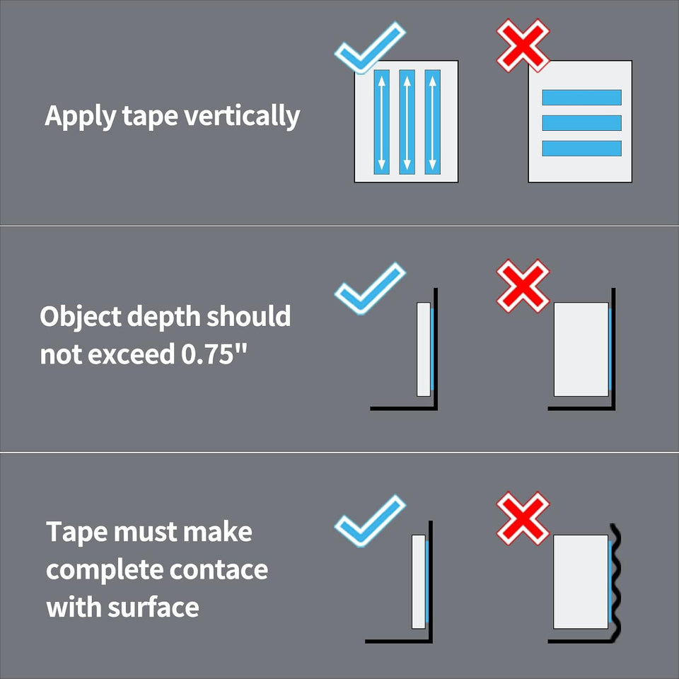 Art3d Double-Sided Mounting Tape (10FT), MultiCWrpose Removable Adhesive Foam Tape, Transparent, Household