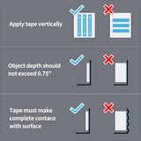 Art3d Double-Sided Mounting Tape (10FT), MultiCWrpose Removable Adhesive Foam Tape, Transparent, Household