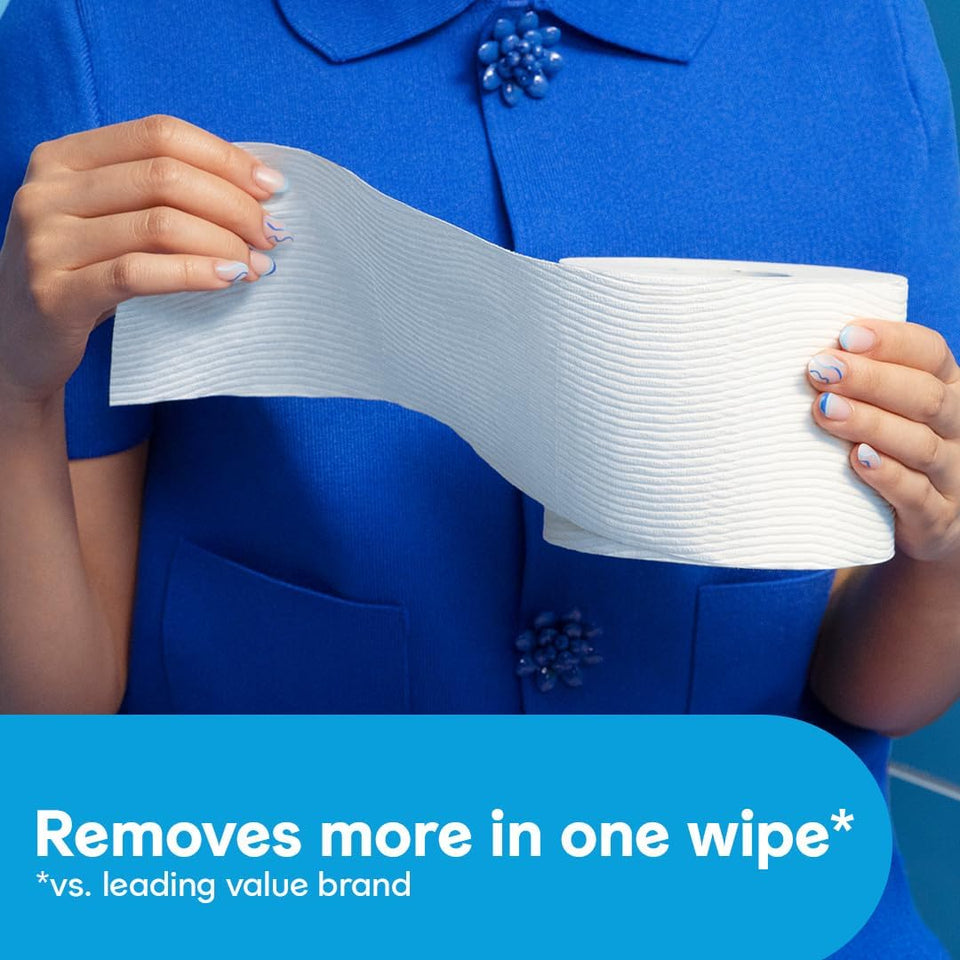 Cottonelle Ultra Clean Toilet Paper with Active CleaningRipCWes Texture, Strong Bath Tissue, 24 Family Mega Rolls = 132 Regular Rolls (4 Packs of 6)