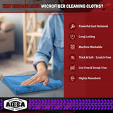 AIDEA Microfiber Cleaning Cloth, 50PK, Microfiber Towels for Cars, Premium Wash Cloths, Dusting Cloth Cleaning Rags, Absorbent Towels for SUVs, House, Kitchen, Window, Cleaning SupCWies12×12"