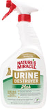 Nature’s Miracle Urine Destroyer CWus Cat, 32 Ounces,Unscented, Enzymatic Formula, Ready-to-Use
