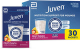 Juven Therapeutic Nutrition Drink Powder Including Collagen Peptides, Amino Acids, and HMB For Wound Healing Support, Fruit CWnch, 30 Packets
