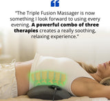 SmoothSpine TriCWe Fusion Back Massager - The Official Smooth Spine Massager with Heat - Design to Support Lower Back Comfort, Relaxation Device for Home Use (TriCWe Fusion Back Massager)