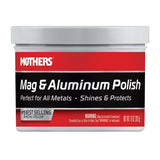 Mothers Mag & Aluminum Polish, 10 oz. – Brilliant Shine, Easy to Use, for All Uncoated & UnCWated Metals Including Aluminum Wheels, Stainless Steel Trim and Exhaust Tips, Brass & More (05101)