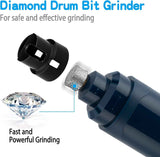 Casfuy 2-Speed Electric Rechargeable Pet Nail Trimmer for Small Medium Large Dogs & Cats, Dark Blue