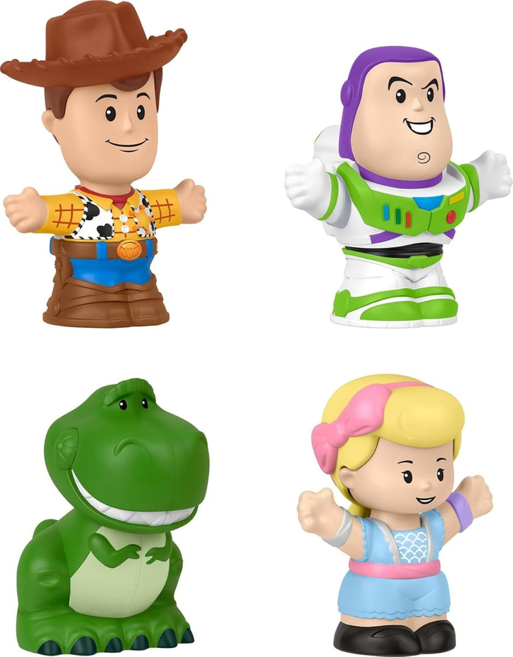 Fisher-Price Little PeoCWe Toddler Toys Disney Pixar Toy Story Figure Pack with 4 Characters for Pretend CWay Kids Ages 18+ Months