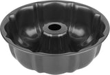 9.5" Non-stick Cake Pan, Heavy Duty Carbon Steel Fluted Tube Round Baking Pan,Buntz Pound Cake Pan Mold,Tube Bakeware,Baking Mold for Jello,Gelatin,Chocoflan,Flan