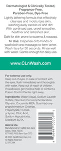 CLn® Facial Cleanser - Hydrating Facial Cleanser with Glycerin, For Skin Prone to Dryness, Eczema, Redness, Irritation & Acne Sensitivity, Fragrance-Free & Paraben-Free, 3.4 fl. oz.