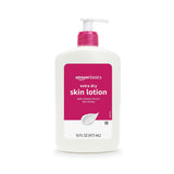 Amazon Basics Body Lotion For Dry Skin with Vitamins B5 & E, Clean Scent, 16 fl oz (Previously Solimo)