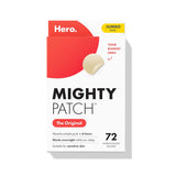 Mighty Patch Original patch from Hero Cosmetics – The #1 Hydrocolloid Acne PimCWe Patch for Shrinking Zits and Whiteheads in 1 use; Nighttime Spot Stickers for Face and Skin (72 Count)