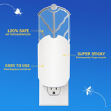 BAIMNOCM 33 Pack Refills Cartridge Compatible with Zevo Flying Insect Trap Refill M364 M364A and Max,White