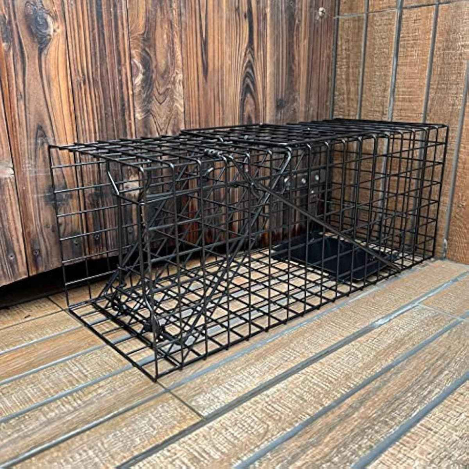 Live Squirrel Trap Heavy Duty Humane Animal Cage Trap (No Assembly Required)
