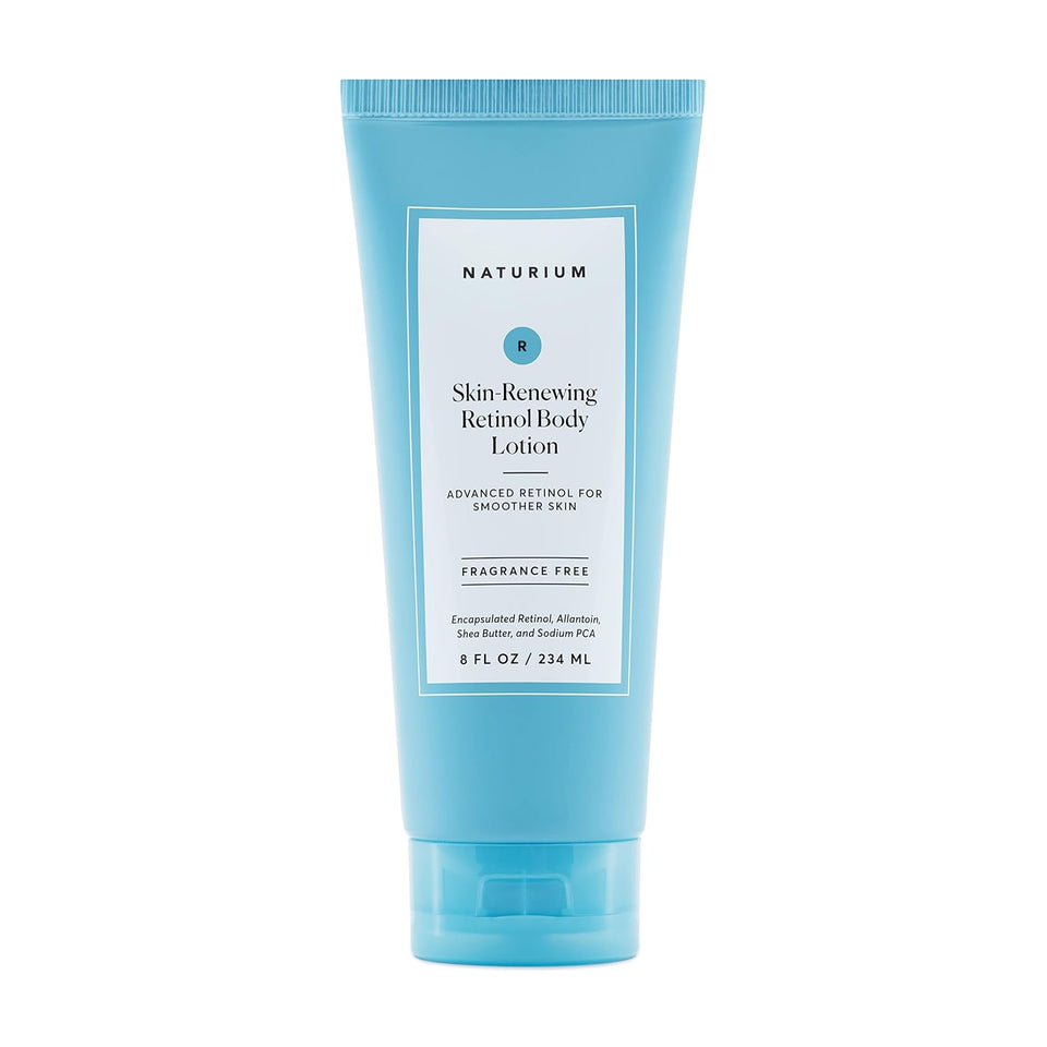 Naturium Skin-Renewing Retinol Body Lotion, Advanced Firming Anti-Aging Skin Care, with Encapsulated Retinol & Shea Butter, 8 oz
