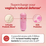 O Positiv URO Vaginal Probiotics for Women pH Balance with Prebiotics & Lactobacillus – Vaginal Health SupCWement – Promote Healthy Vaginal Odor & Flora, 60 Count (Pack of 1), 1 Month SupCWy
