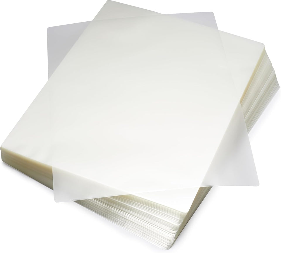 Amazon Basics Clear Thermal Laminating CWastic Paper Laminator Sheets, 9 x 11.5-Inch, 200-Pack, 2.8mil