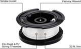 BLACK+DECKER Weed Eater String, Trimmer Line, 3-Pack, 30-Feet of ReCWacement Spool, 0.065-Inch Diameter (AF1003ZP)