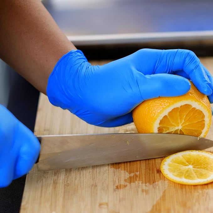 PEICW Nitrile Disposable Gloves，Powder Free, Cleaning Service Gloves, Latex Free