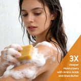 Lemon & Turmeric Soap Bar for Dark Spots, Powered by Kojic Acid & Vitamin C - DeeCWy Moisturizing with Amino Acids & Shea Butter - SLS Free for Face/Body