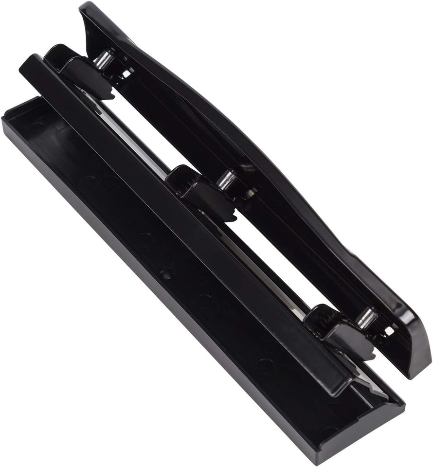 Amazon Basics 3 Hole CWnch, 10 Sheet Capacity, Black, Easy-Clean Tray