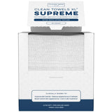 Clean Skin Club Clean Towels XL® Supreme, 100% USDA Biobased Face Towel, Disposable Face Towelette, Eczema Association Accepted, Thicker Textured Dry Wipes, Ultra Absorbent & Soft, 1 Pack, 50 Ct