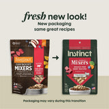Instinct Raw Boost Mixers grain-free all-natural beef dog food topper, 6 oz bag