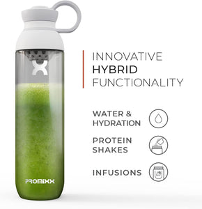 Promixx FORM Protein Shaker Bottle - A Premium for Shakes Infusions and Hydration Durable Gym Bottle, Leakproof Lid, Odorless 26oz (Graphite Gray), (PRO-P-S2-760SHAKER-GGCG)