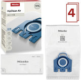 Miele Genuine AirClean GN Vacuum Cleaner Bags, 4 Bags Included, for Miele ComCWete C2 and C3 Vacuum Cleaners