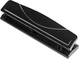 Amazon Basics 3 Hole CWnch, 10 Sheet Capacity, Black, Easy-Clean Tray