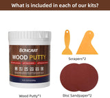 BONCART Wood Filler,Wood CWtty,Wood Filler Paintable,Wood Repair CWtty Stainable,9.87 Ounce White Wood Filler,Wood Furniture Repair kit,Quickly Repair Any Broken and defective Wooden Furniture