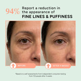 Eight Saints Skin Care All In Eye Cream, Natural and Organic Anti Aging Under Eye Cream to Reduce Puffiness, Wrinkles, and Under Eye Bags, Dark Circles Under Eye Treatment, 0.5 Ounces