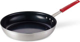 Tramontina Professional 10-Inch Non Stick Frying Pan, Heavy-Gauge Aluminum Skillet with Reinforced Nonstick Coating, Red Handle, Dishwasher and Oven Safe