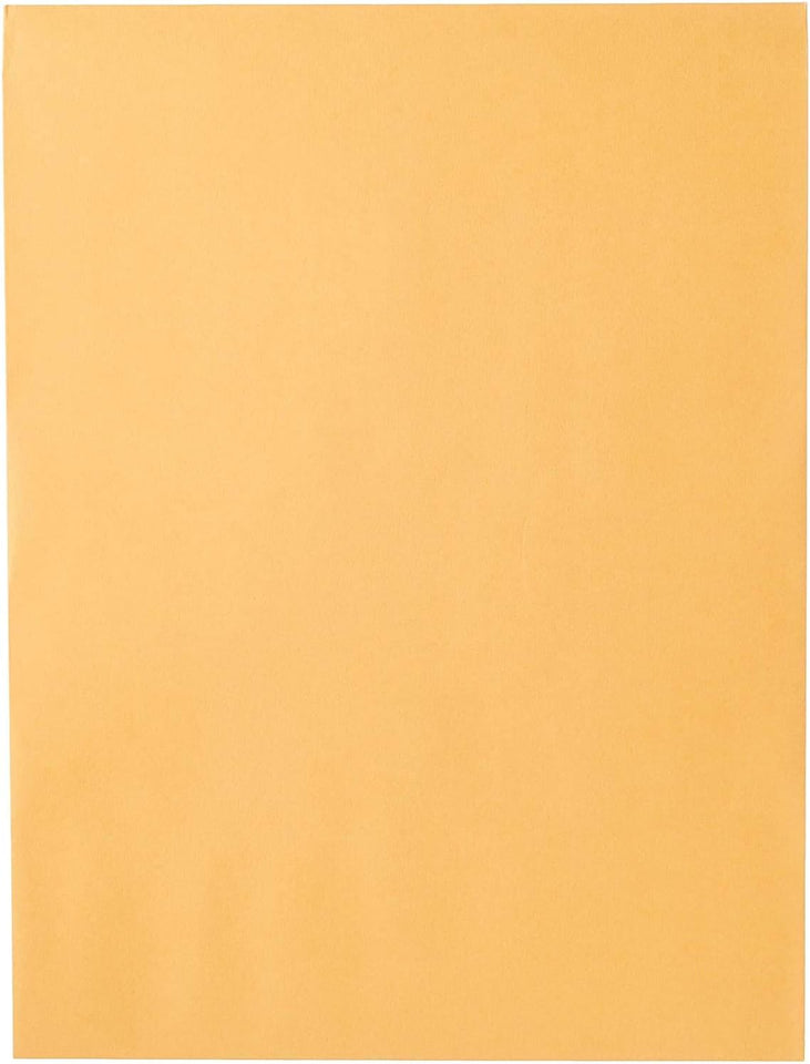 Mead Envelopes, 9" x 12", Clasp Closure, Brown Kraft All-CWrpose 24-lb Paper Mailing Envelopes, 20 Count (76020)