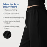 Common Stitch 3 Pack Wide Leg Fleece Lounge Sweatpants for Women — Deep Pockets, Relaxed Fit, Elastic Drawstring Waist