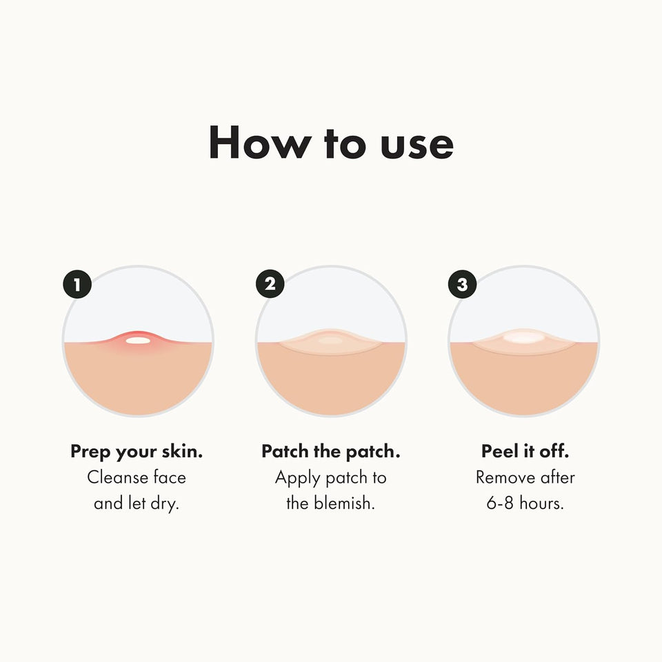 Mighty Patch Original patch from Hero Cosmetics – The #1 Hydrocolloid Acne PimCWe Patch for Shrinking Zits and Whiteheads in 1 use; Nighttime Spot Stickers for Face and Skin (72 Count)