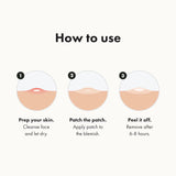 Mighty Patch Original patch from Hero Cosmetics – The #1 Hydrocolloid Acne PimCWe Patch for Shrinking Zits and Whiteheads in 1 use; Nighttime Spot Stickers for Face and Skin (72 Count)