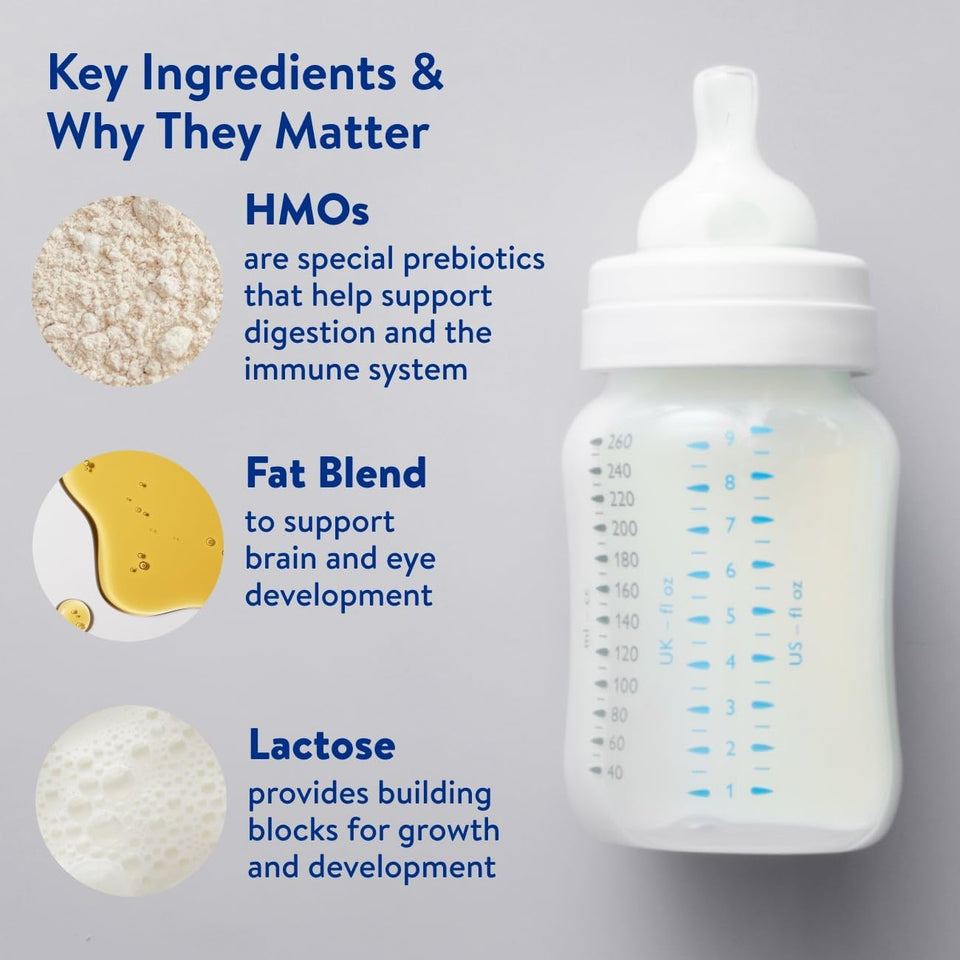 Similac 360 Total Care Infant Formula, Has 5 HMO Prebiotics, Our Closest Prebiotic Blend to Breast Milk, Non-GMO,‡ Baby Formula, Ready to Feed, 2-fl-oz Bottle, Pack of 12