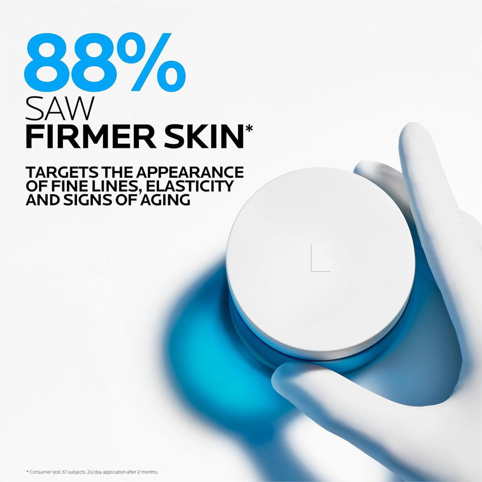 La Roche-Posay Hyalu B5 Suractivated Anti-Aging Face & Neck Cream, Firming Face Moisturizer With 3 Types of Hyaluronic Acid for All Skin Types, 72hr Hydration + Anti-Wrinkle, Fragrance Free, 1.7fl oz