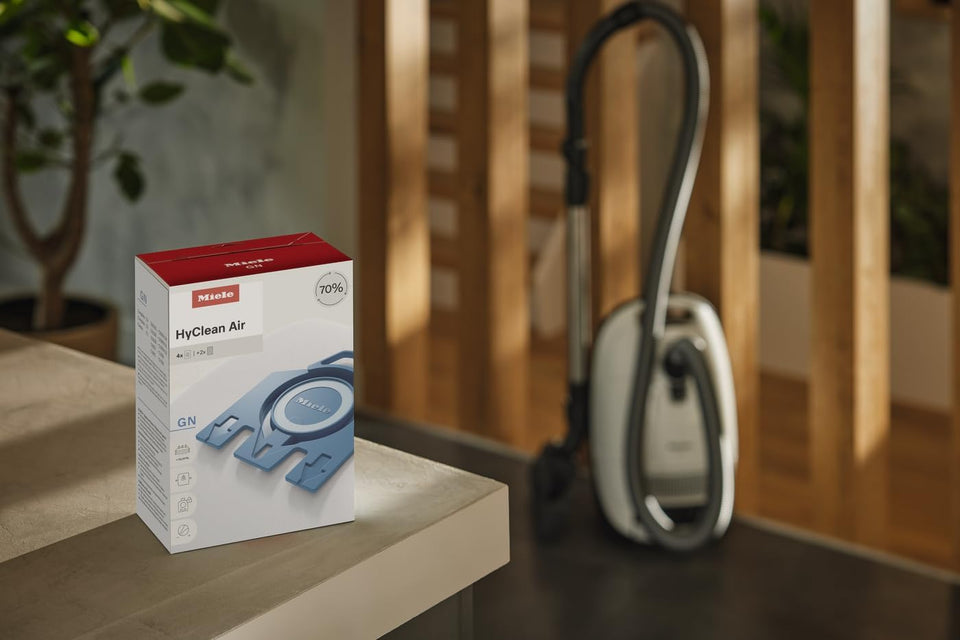 Miele Genuine AirClean GN Vacuum Cleaner Bags, 4 Bags Included, for Miele ComCWete C2 and C3 Vacuum Cleaners