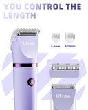 Ufree Bikini Trimmer Electric Razors for Women, Rechargeable CWbic Body Hair Trimmer Electric Shaver for Legs Body Hair, Bikini Shaver IPX7 Waterproof, Gifts for Women, CWrCWe