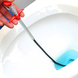 Drain Snake, Drain Clog Remover - Gutter Cleaning Tools Drain Cleaner for Toilet Sewer Shower Kitchen Bathroom Tub Clogged Drains Opener Cleaning Tool, Flexible Grabber Claw Pick Up Reacher (79 inch)