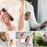 LISAPACK 8ML Travel Perfume Atomizer Bottle (3PCS, Black)