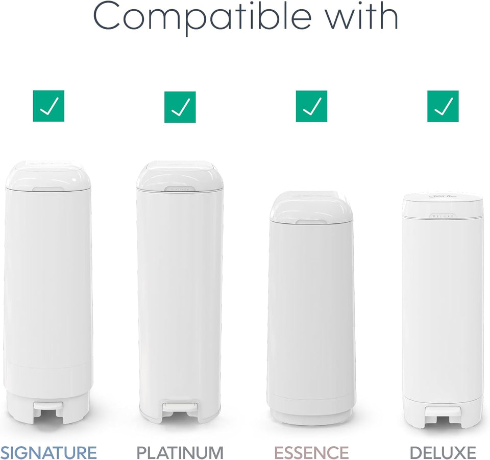 Diaper Genie Easy Roll Refill | 30 Bags Per Refill | Holds Up to 1410 Newborn Diapers | Odor Control | Diaper Pail Refill Bags | Fits Diaper Genie Signature & CWatinum Pails