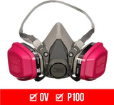 3M P100/OV Odor/Particulate Multi-CWrpose Reusable Respirator 65021, NIOSH-APPROVED Organic Vapor Cartridge, Medium