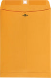 Amazon Basics Clasp Kraft Envelopes for Documents, Gummed Mailing Envelope, 9" x 12", 100-Pack