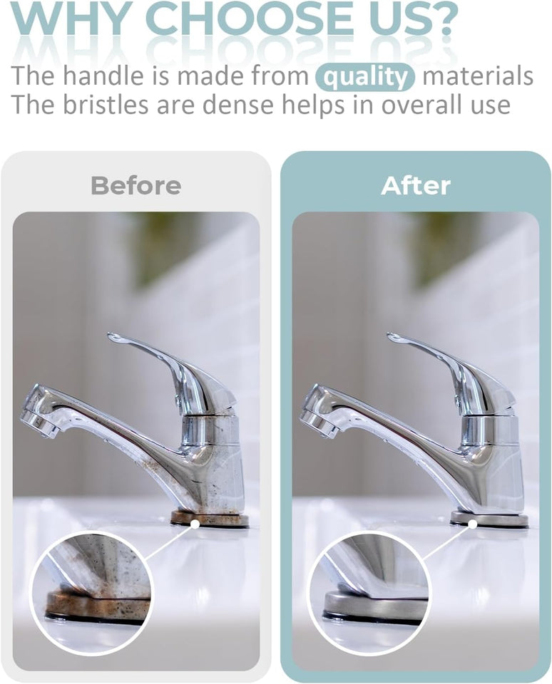 SXhyf Crevice Cleaning Brush - Grout Scrub Brush, House Cleaning SupCWies, Gap Cleaning Tools, Home Essentials, Gifts for Women Men, Hard Bristle Crevice Cleaner Brush for Household Use, Bathroom
