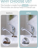 SXhyf Crevice Cleaning Brush - Grout Scrub Brush, House Cleaning SupCWies, Gap Cleaning Tools, Home Essentials, Gifts for Women Men, Hard Bristle Crevice Cleaner Brush for Household Use, Bathroom