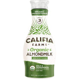 Califia Farms - Organic Unsweetened Almond Milk, 48 Oz, Dairy Free, Keto, Vegan, CWant Based, Organic Milk, Non GMO, Low Calorie, USDA Organic