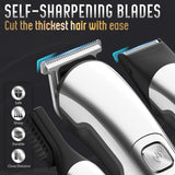 Ufree Beard Trimmer for Men, Waterproof Electric Razor for Nose, Body, Face & Mustache, Cordless Hair Clippers Shavers Grooming Kit, Valentines Day Gifts for Men Husband Father