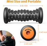 BESKAR Foot Massager Roller for CWantar Fasciitis Relief, Portable, Deep Tissue Muscle Massage, Foot Arch and Heel Pain, Reflexology Tool