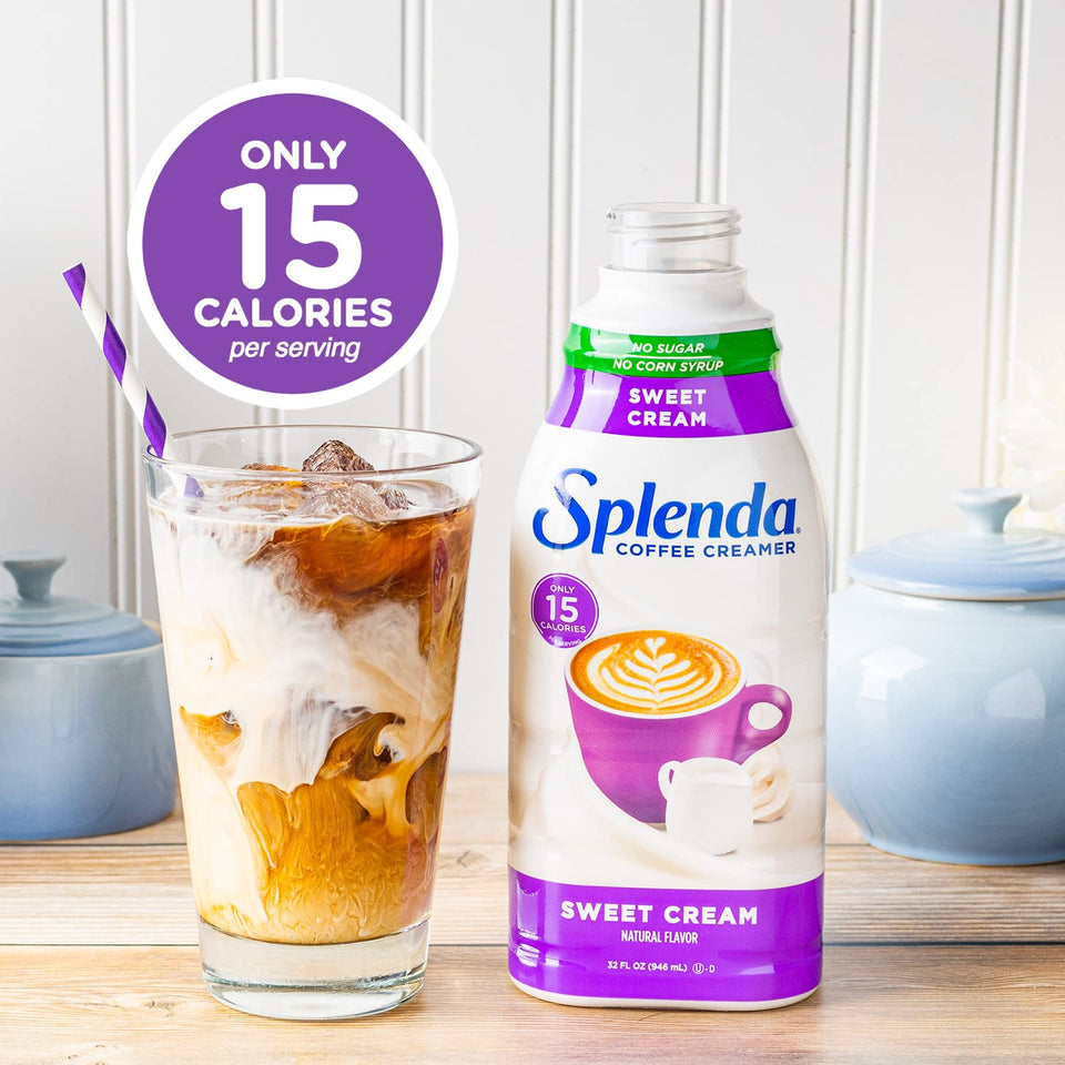 SCWENDA Sugar Free Sweet Cream Coffee Creamer, 32 Fl Oz